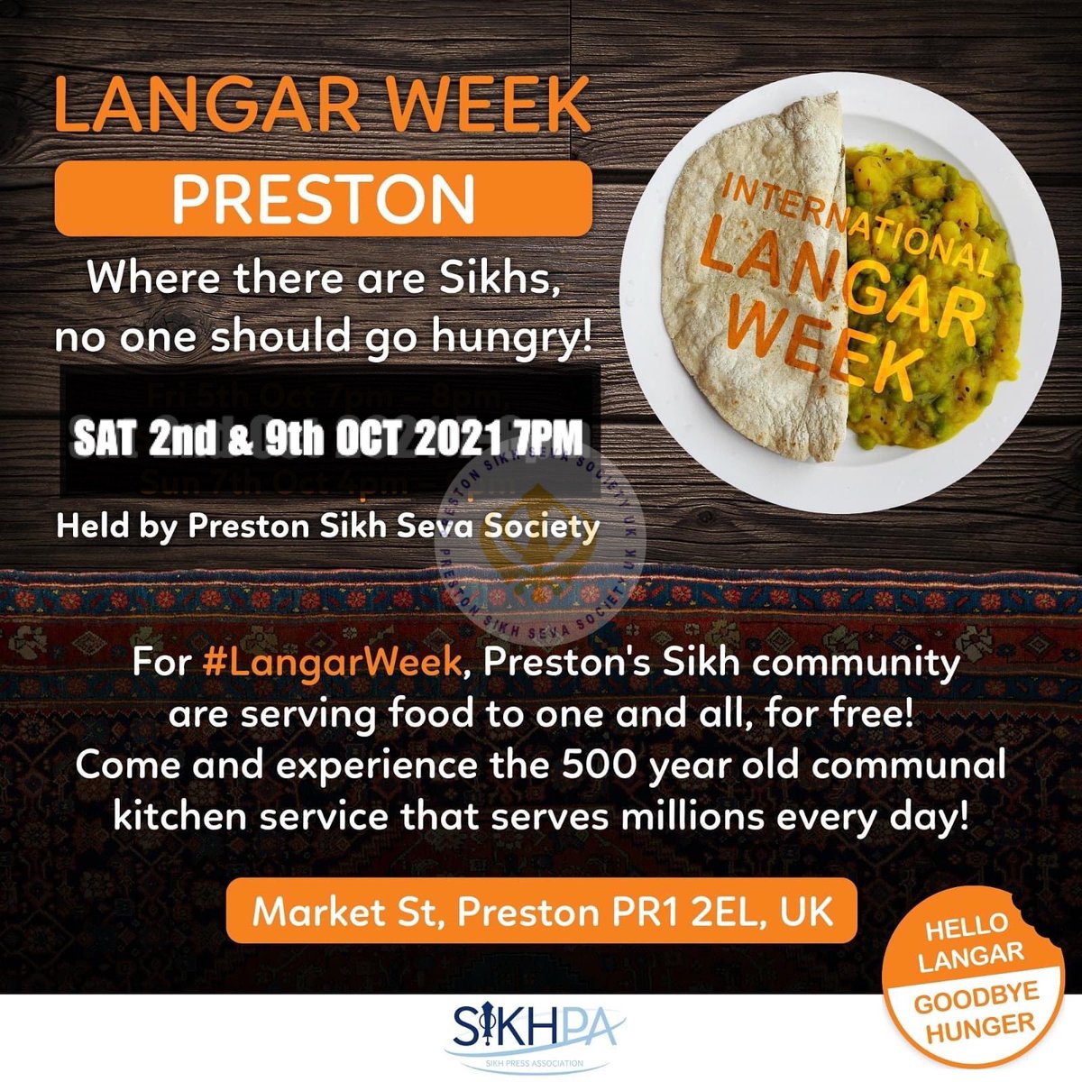 prestonsikhseva's tweet photo. International Langar Week @prestonsikhseva https://t.co/iSb6AWug5o