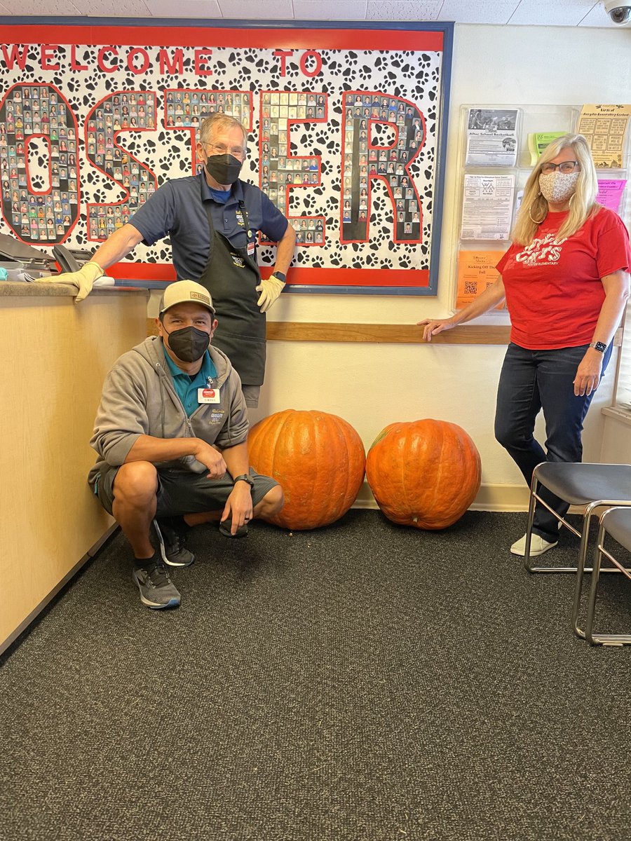 FosterWildcats's tweet photo. Thank you for the GIANT pumpkins delivered from the Waring Road Grocery Outlet!  What a great surprise!  ⁦@sdschools⁩ ⁦@foster_sdusd⁩ ⁦@FosterWildcats⁩ https://t.co/Xx1cYpfhjp