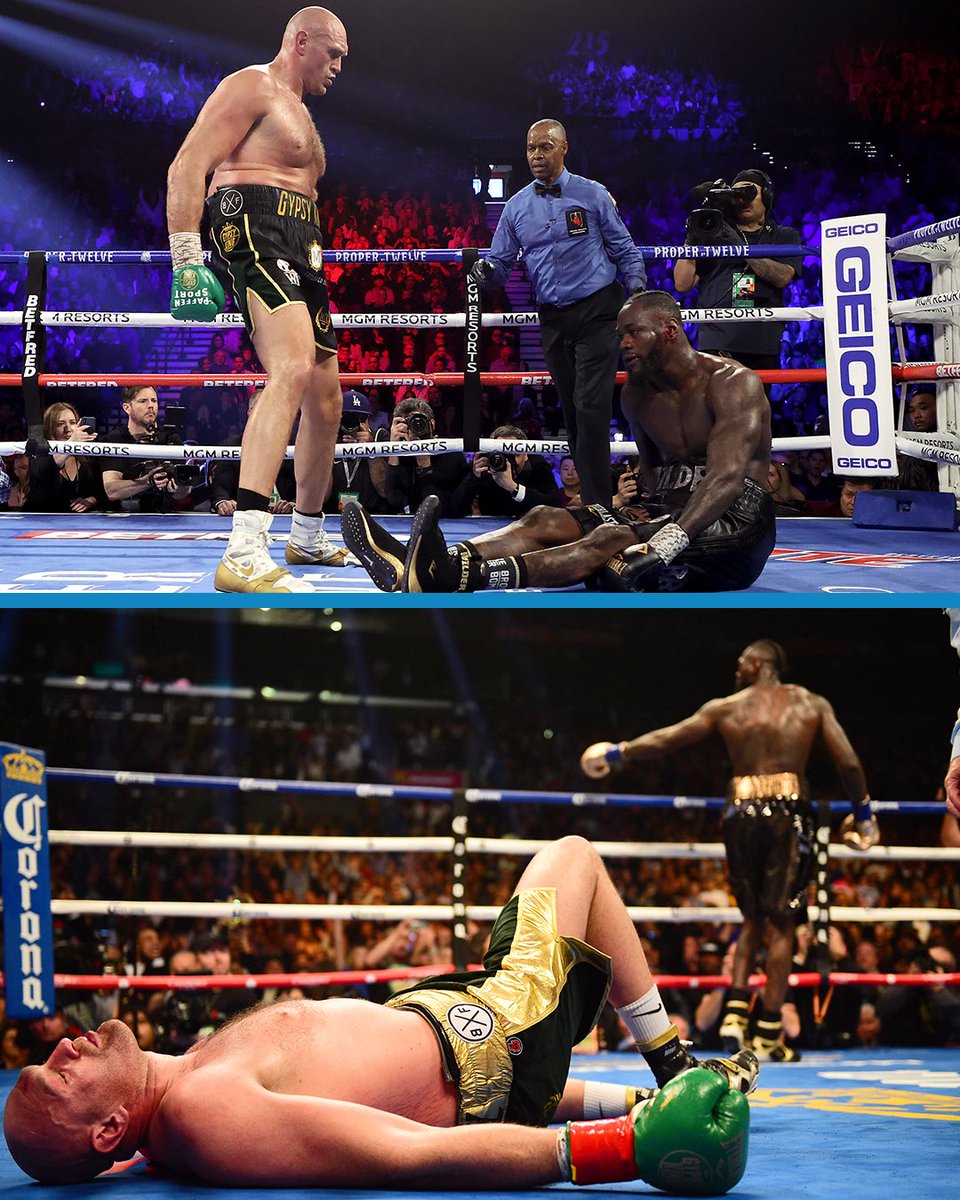 ESPNRingside's tweet image. What more likely to happen:

Fury wins by KO or Wilder wins by KO on Saturday night? 🤔 #FuryWilder3