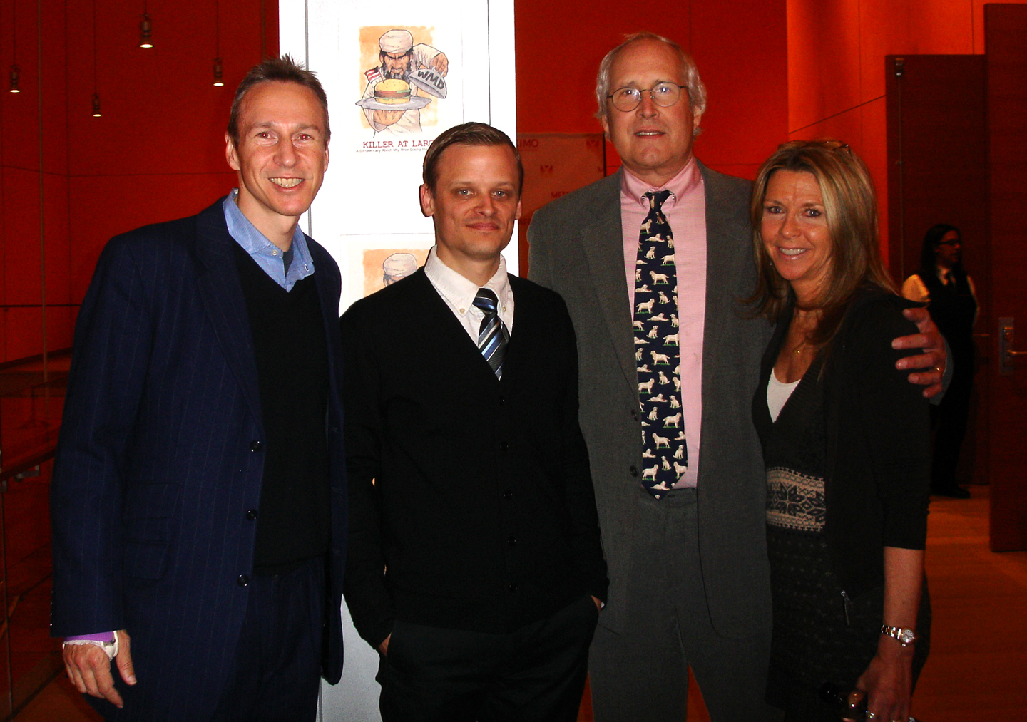 Chevy Chase came to the NYC premiere of my film back in day. Happy Birthday, Clark Griswold! 