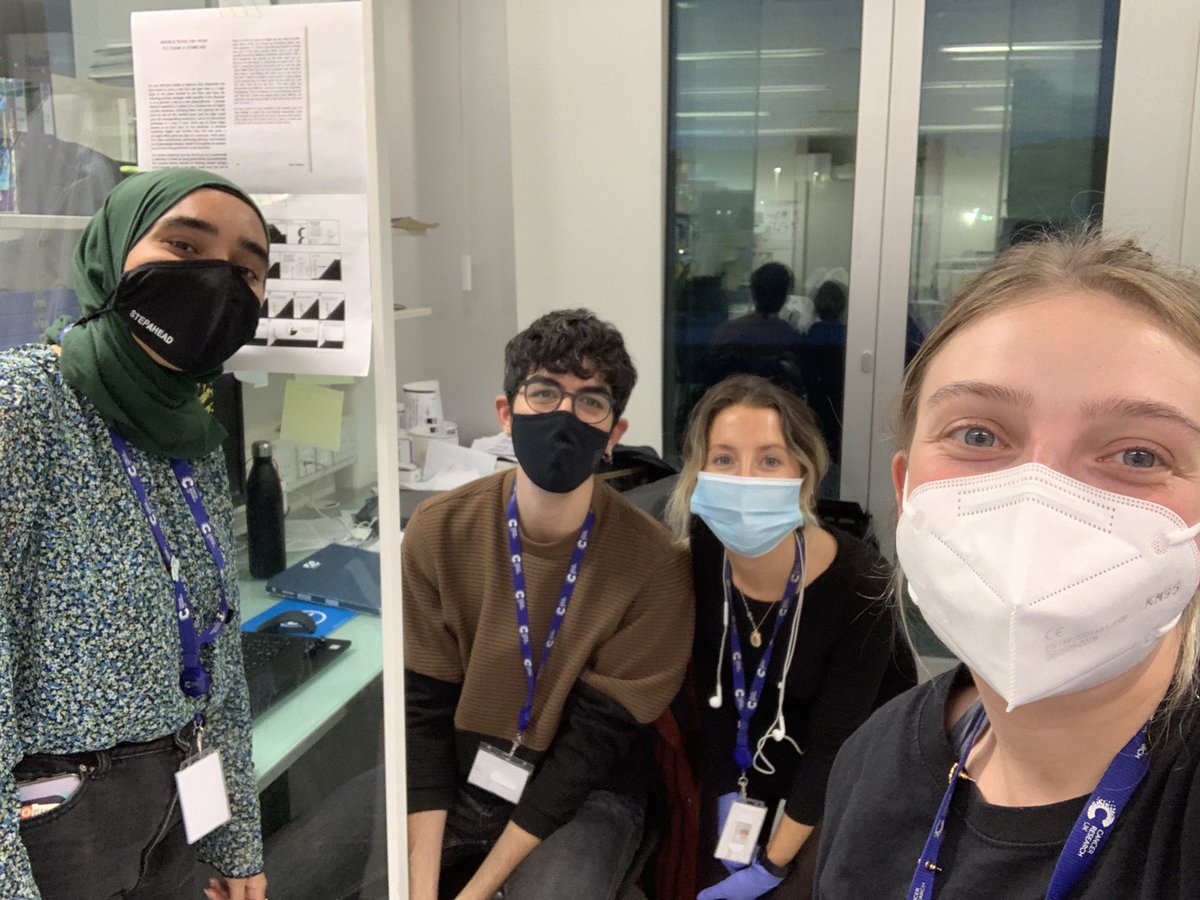 Dr Amy Shergold (she/her) (@amyshergold) on Twitter photo You know you have no work-life-balance when the only time you see your friends this week is when you are all accidentally in the lab on a Friday night…
<a href="/mahnooorm/">Mahnoor M</a> <a href="/EMC22381830/">Erin Cumming</a> <a href="/dedonatis_m/">Marco De Donatis</a> You know you have no work-life-balance when the only time you see your friends this week is when you are all accidentally in the lab on a Friday night…
<a href="/mahnooorm/">Mahnoor M</a> <a href="/EMC22381830/">Erin Cumming</a> <a href="/dedonatis_m/">Marco De Donatis</a>
