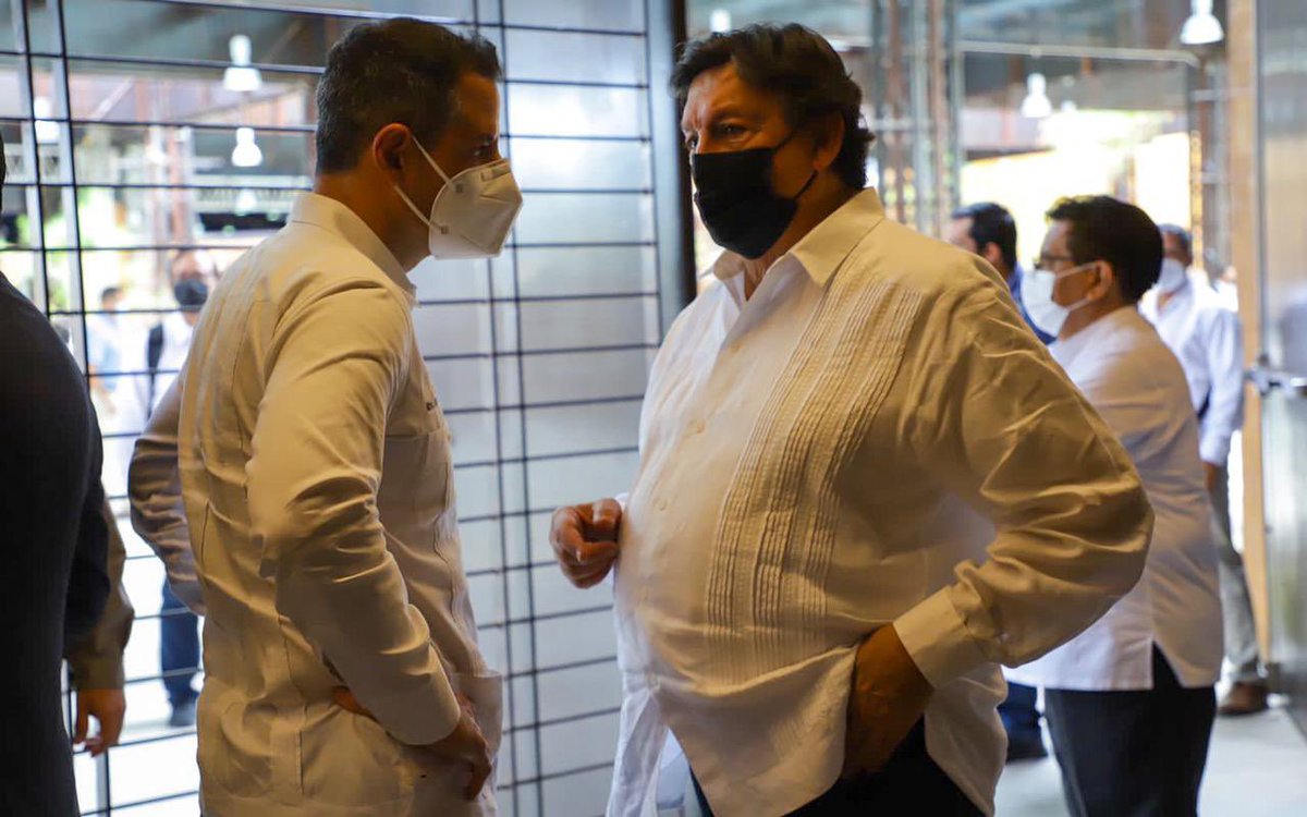 alejandromurat's tweet photo. Le damos una cordial bienvenida al senador @NGomezUrrutiaMX, líder de la Confederación Internacional de Trabajadores. https://t.co/9dvViXJTkZ