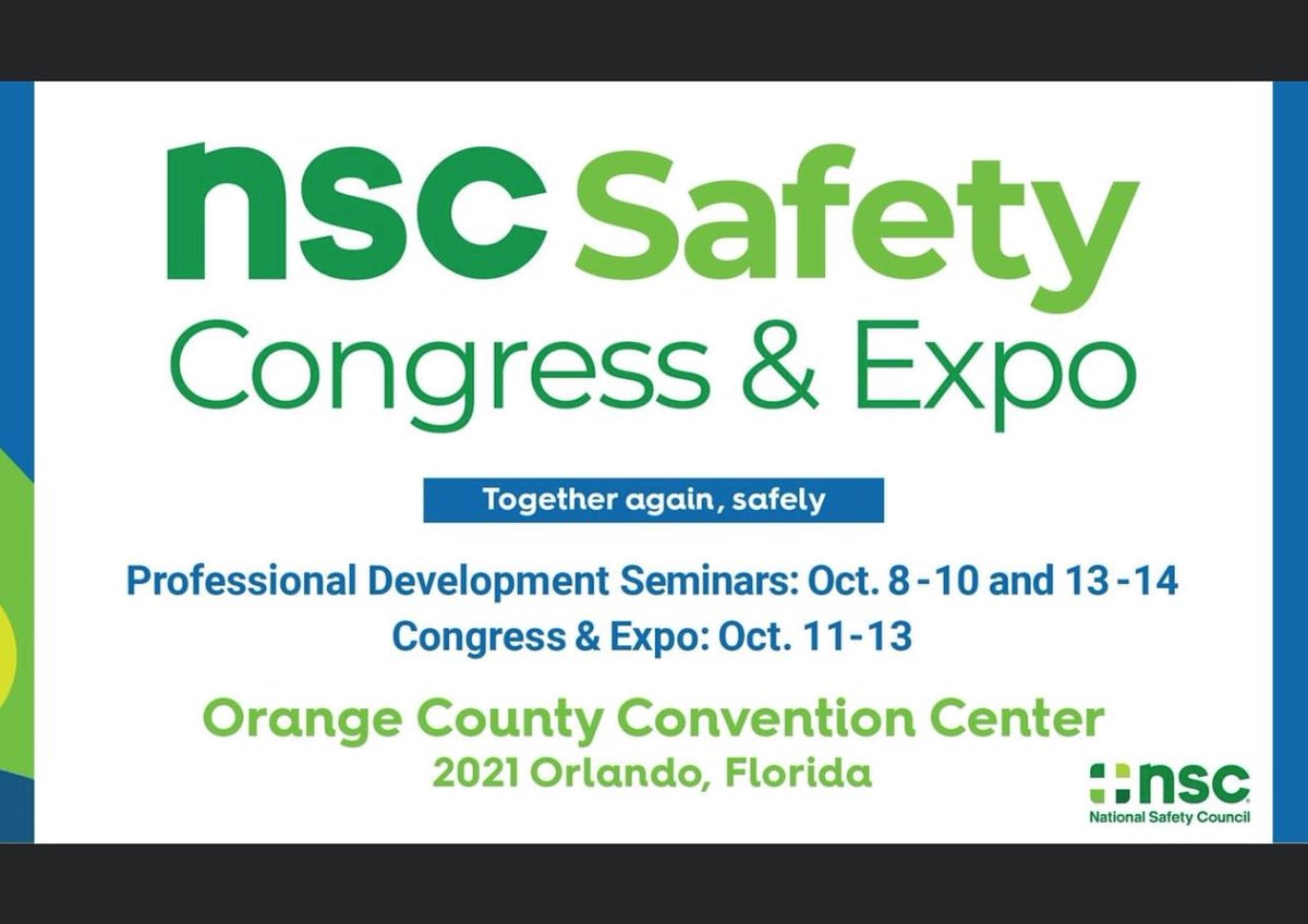 appruv's tweet photo. Just a few more days! We are looking forward to seeing everyone in Orlando! Be sure to stop by our booth, #2237.

#NSC #NSCExpo #Safety #TogetherAgainSafely #Orlando #Appruv @NSCsafety https://t.co/wtB6gZKeUC