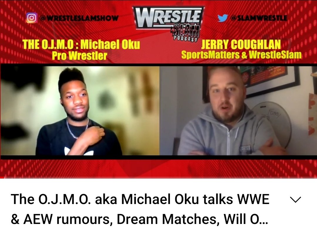 SlamWrestle's tweet photo. The Boss himself @JerryCoughlan1 spoke with up and coming British Wrestling Superstar @TheOJMO
He talks:
Training 💪
Working for @ThisIs_Progress 🔥
Watching Wrestlers growing up 🤼♂️
A Dream Match with @WillOspreay
Getting back to @OTT_wrestling 🇮🇪
#OJMO
https://t.co/iLZx6dWhjp https://t.co/Io7NPqBcVu