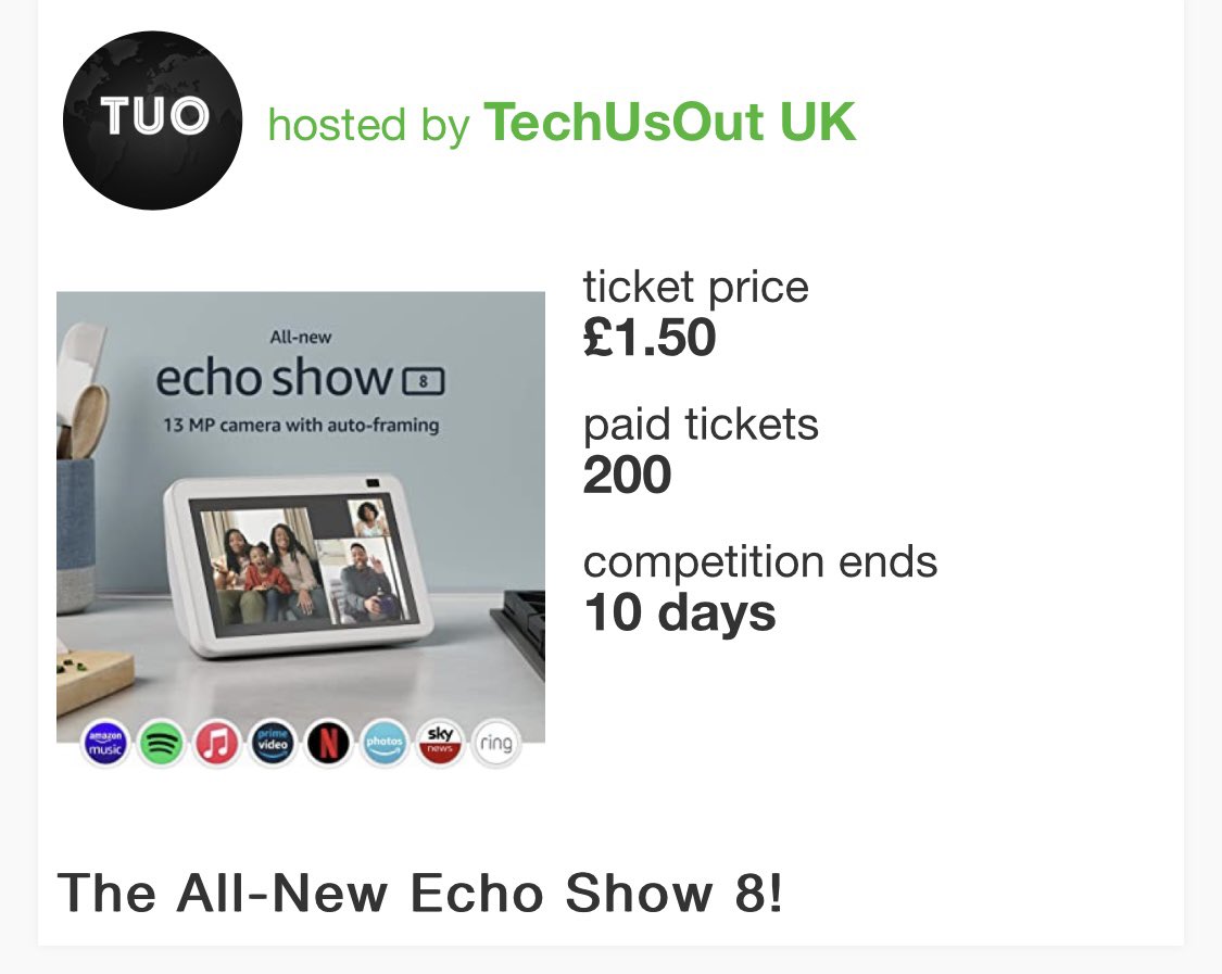 Tech_us_out's tweet image. Raffle now live! Head over to raffall.com/tech_us_out to enter 🌎 Good luck 🤞🏼