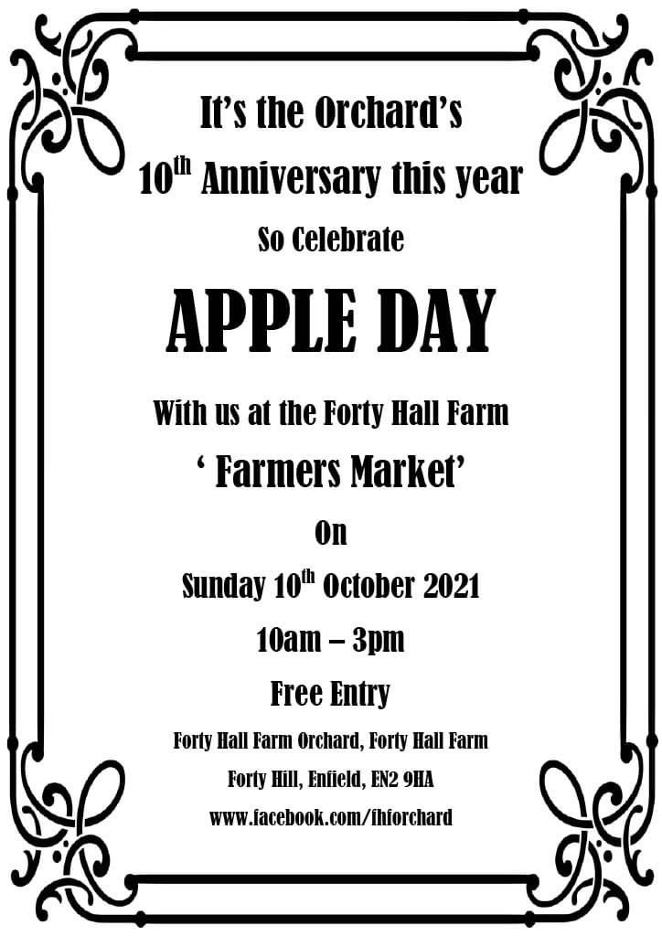 EnfieldOrchard's tweet photo. Sunday is Apple Day at Forty Hall Farm https://t.co/1XJnZBXw5v