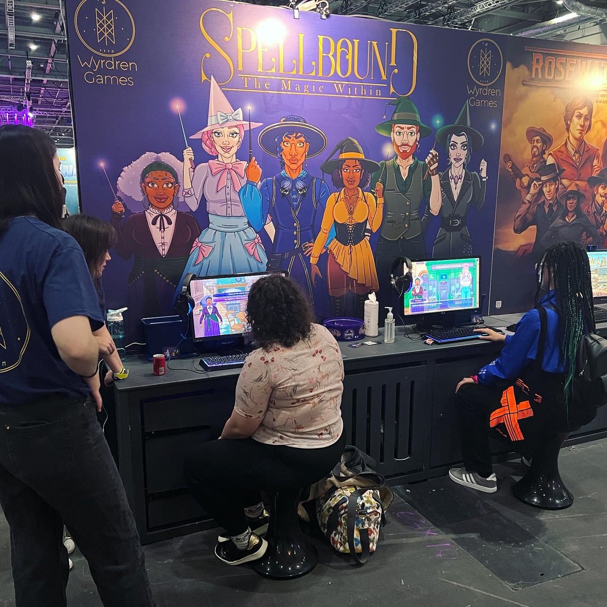 wyrdren's tweet photo. Day 2 of EGX is done!
Thank you to everyone who stopped by the Spellbound:TMW stand today, it was amazing to meet you all! See you tomorrow!
#egx2021 #indiegame #indiedev #wyrdren #spellboundtmw #indiegamedeveloper #visualnovel https://t.co/8as7gtqHjS