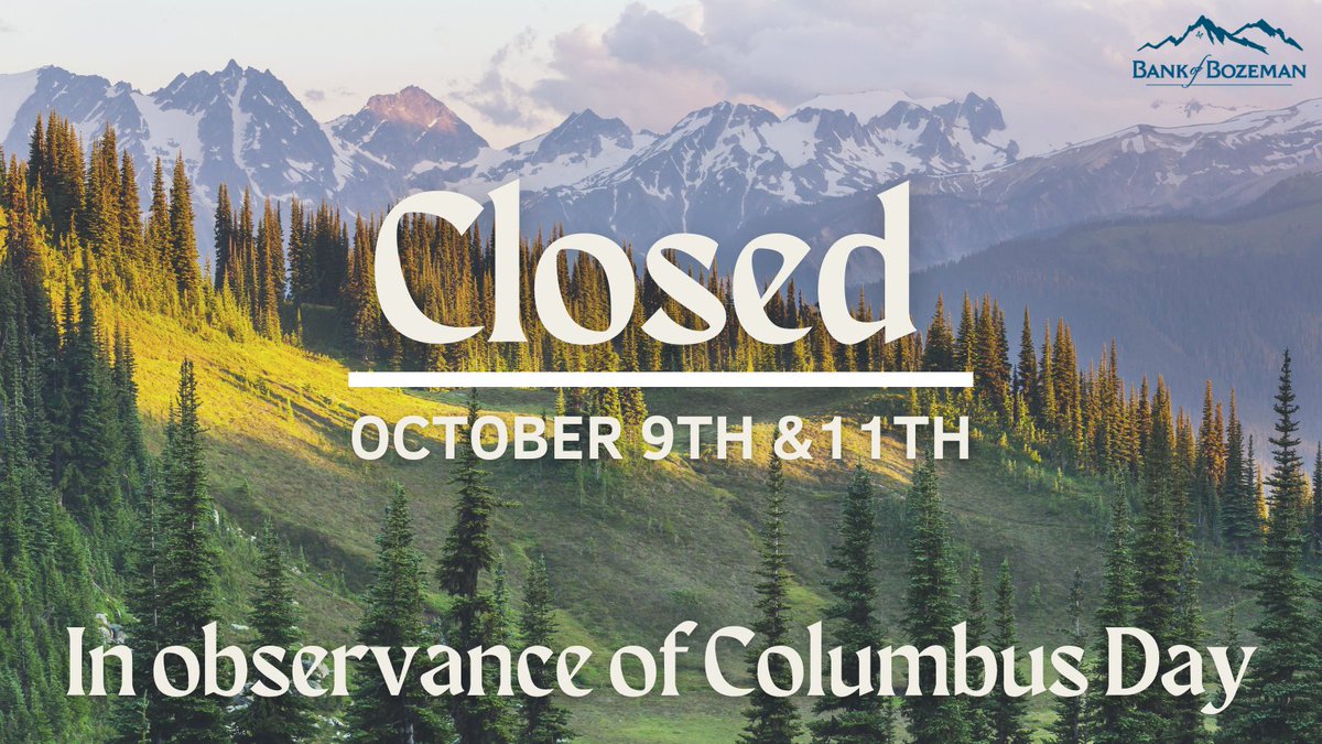 Bank of Bozeman tweet media