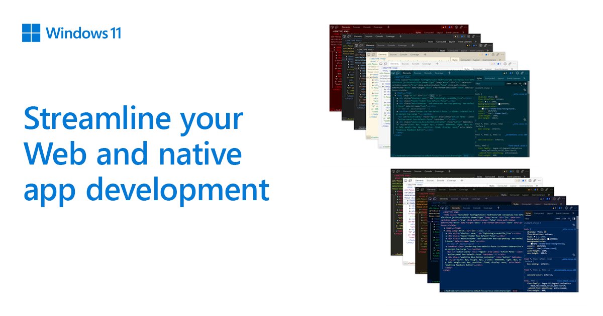 Windows Developer on Twitter: "We designed #Windows11 to provide a ...