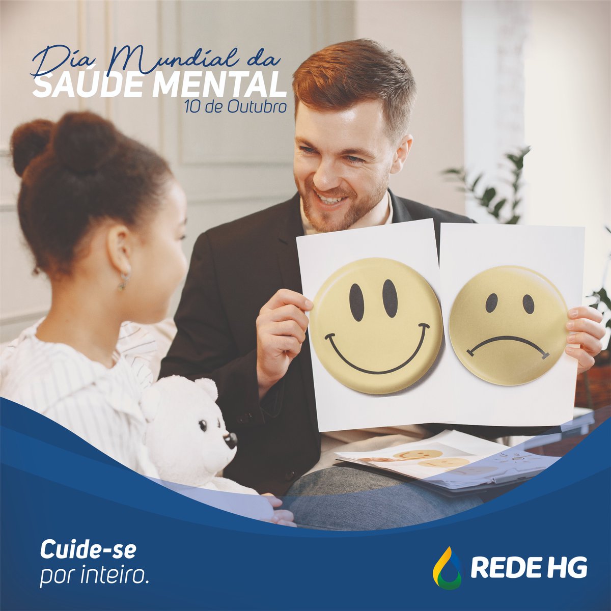 RedeHG's tweet photo. A saúde mental é um importante fator que possibilita o
ajuste necessário para lidar com as emoções positivas e
negativas.

Cuide-se por inteiro!

#redehg #grupohg #saudemental https://t.co/Qon21Ba6WV