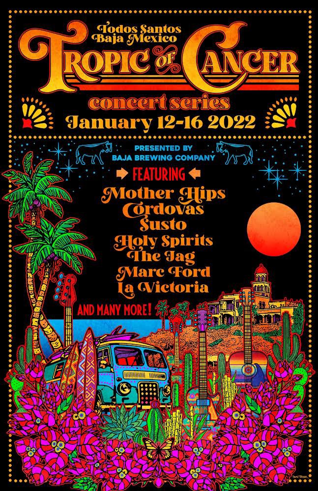 Early Bird “El Jefe” passes have sold out but we’ve just released a few more. Get yours now: tropicofcancerconcertseries.com