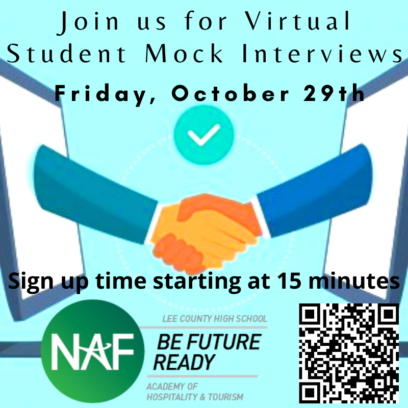 Be a Virtual Mock Interviewer AOHT students. Sign up here:
signupgenius.com/go/70A0F4AA8AB…