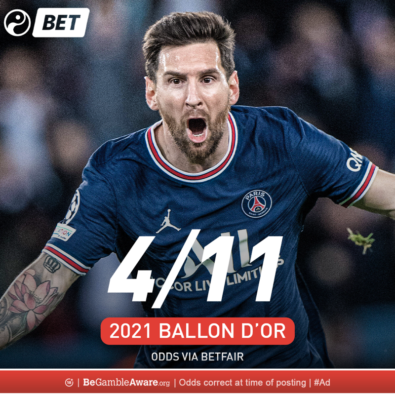 SquawkaBet's tweet photo. Lionel Messi has the Ballon d'Or more times than any other player:

🏆 2009
🏆 2010
🏆 2011
🏆 2012
🏆 2015
🏆 2019

He's the favourite to win the award for a seventh time with @Betfair .

18+ | T&amp;Cs | https://t.co/m4QCGwR2XS | #Ad