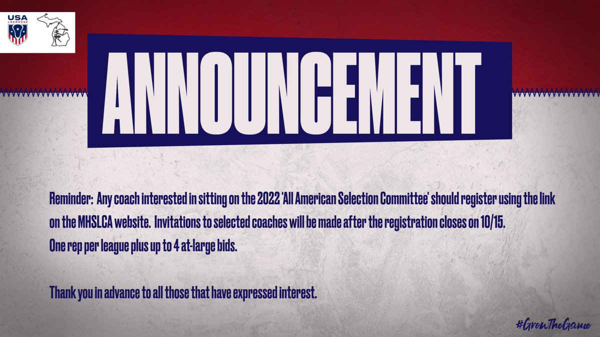 Mich. HS Lax Coaches Association (@hslaxcoaches) on Twitter photo 