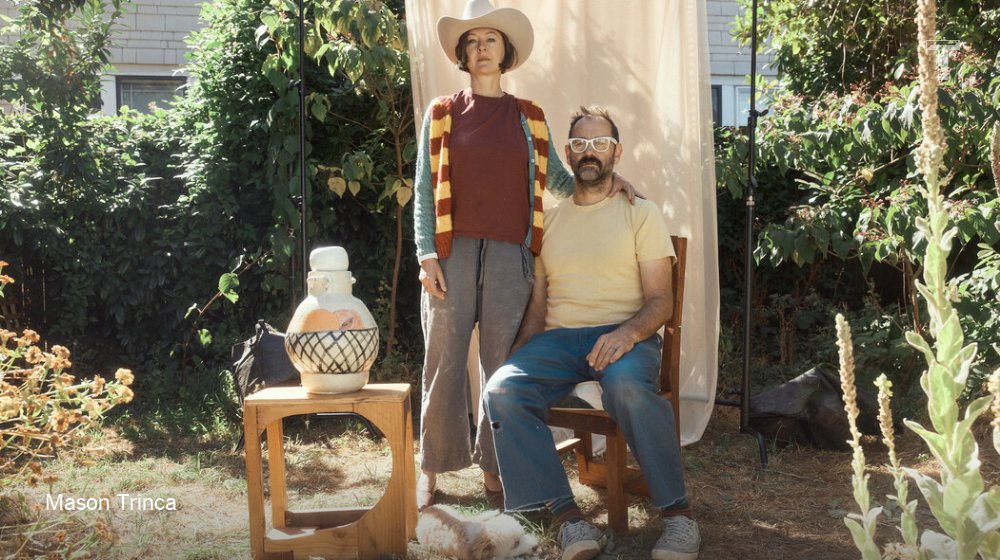 tmagazine's tweet photo. #TPresents: Though they maintain separate practices, the artists Chris Johanson and Johanna Jackson regularly collaborate on hand-hewn pieces that are subtly autobiographical https://t.co/UGV1yKBbjj https://t.co/xNpUfI61Zm