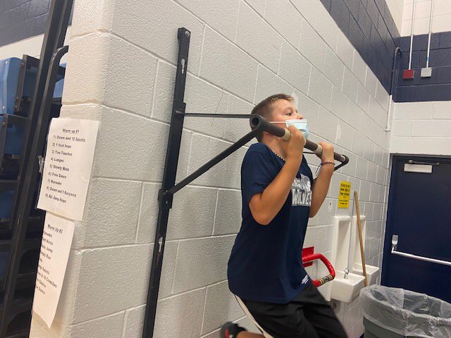 6th grade #Rebels are done with fitness testing- Now time to set some goals, and work hard all year on crushing them! #personalbest #growthmindset #improvingourselves