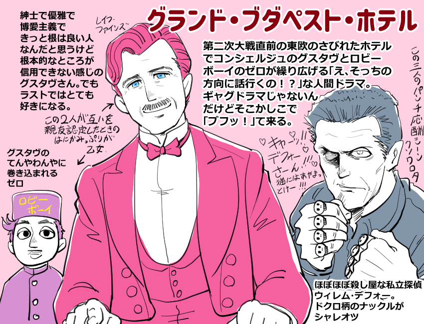 「映画「グランド・ブダペスト・ホテル」は良いぞ 」妖介🐐の漫画