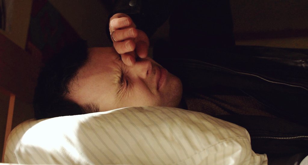 mickeycute_'s tweet photo. mickey sleepy and just waking up https://t.co/m47iOA7XCy