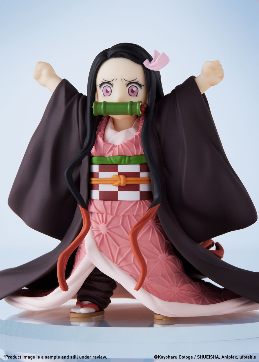 Demon Slayer Kimetsu No Yaiba English Aniplex S Conofig Line The Figure Series That S Just The Right Size Proudly Presents Little Nezuko Kyojuro Rengoku Enmu And Akaza Figures From Demon Slayer