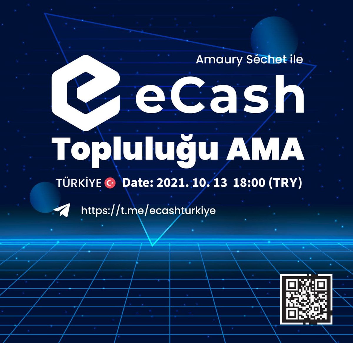 eCash's tweet photo. 13 Ekim 2021 Çarşamba günü Amaury Sechet ve eCash Türk Topluluğu AMA etkinliğinde buluşuyor.  Bize katılın

#eCash #XEC

https://t.co/8eIAgu8mkg https://t.co/JBp35dolBf