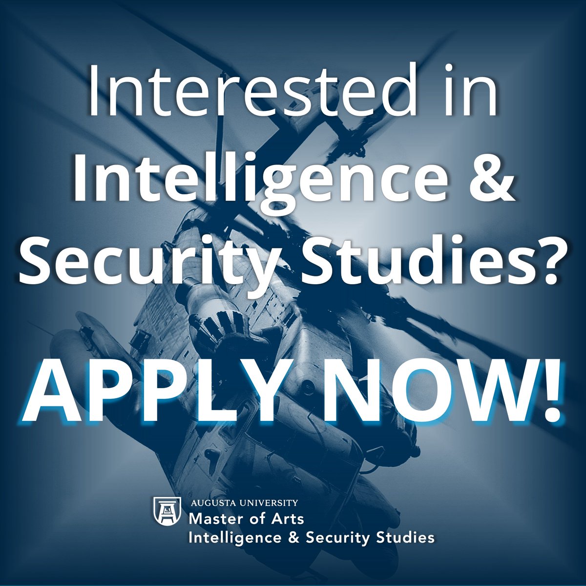 AUG_MAISS's tweet photo. The Application Deadline is NEXT WEEK. 

APPLY TODAY 
https://t.co/6mptVsbv0I

Let @AUG_MAISS know if you are having any trouble processing or if you have any questions! 706-737-1710 or maiss@augusta.edu 

@AUG_SocSci @AUG_Pamplin #PreparedForTomorrow https://t.co/NSpBlFDi11