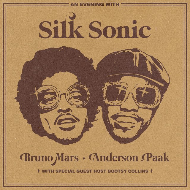 tracklist's tweet image. 🚨 A banda Silk Sonic, formada por Bruno Mars e Anderson .Paak, acaba de anunciar o seu álbum “An Evening With Silk Sonic” para o dia 12 de novembro!