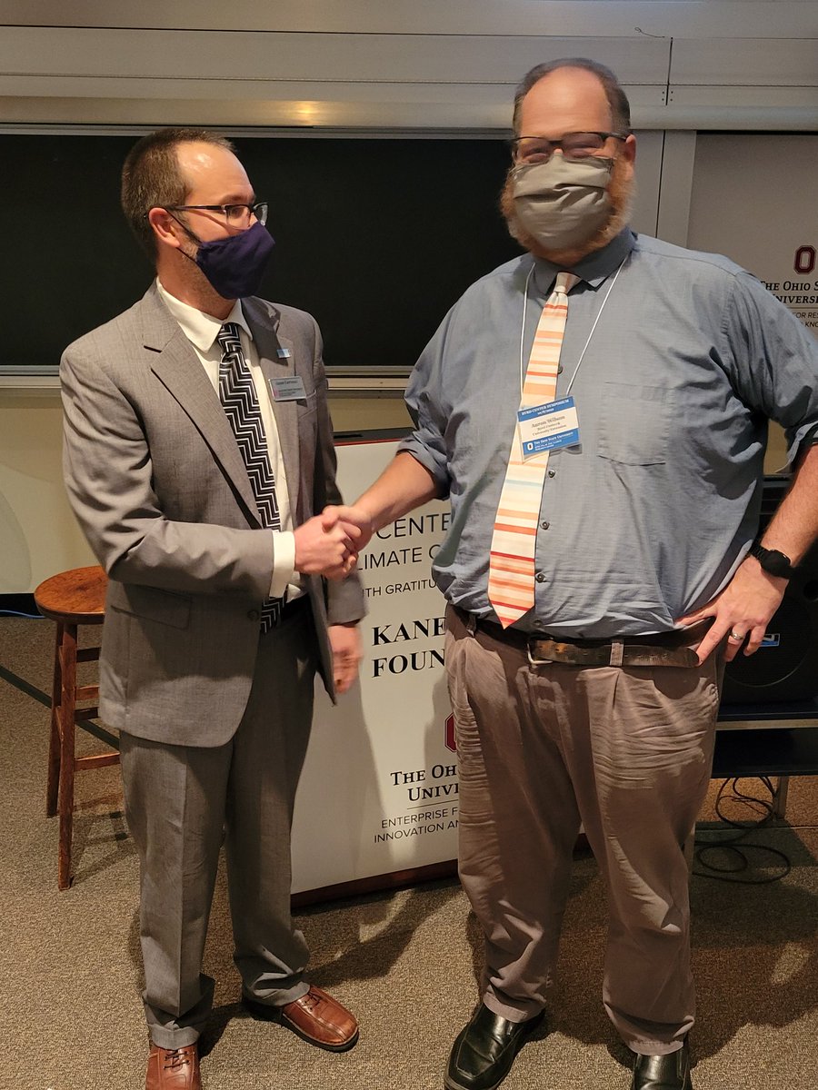 ByrdPolar's tweet image. Congratulations to Dr. Aaron Wilson for being the first recipient of the Lois M. Jones Award for Science Access, Engagement, and Communication! Aaron has selflessly given his time and talents to increase climate change knowledge and bring climate services to all audiences.