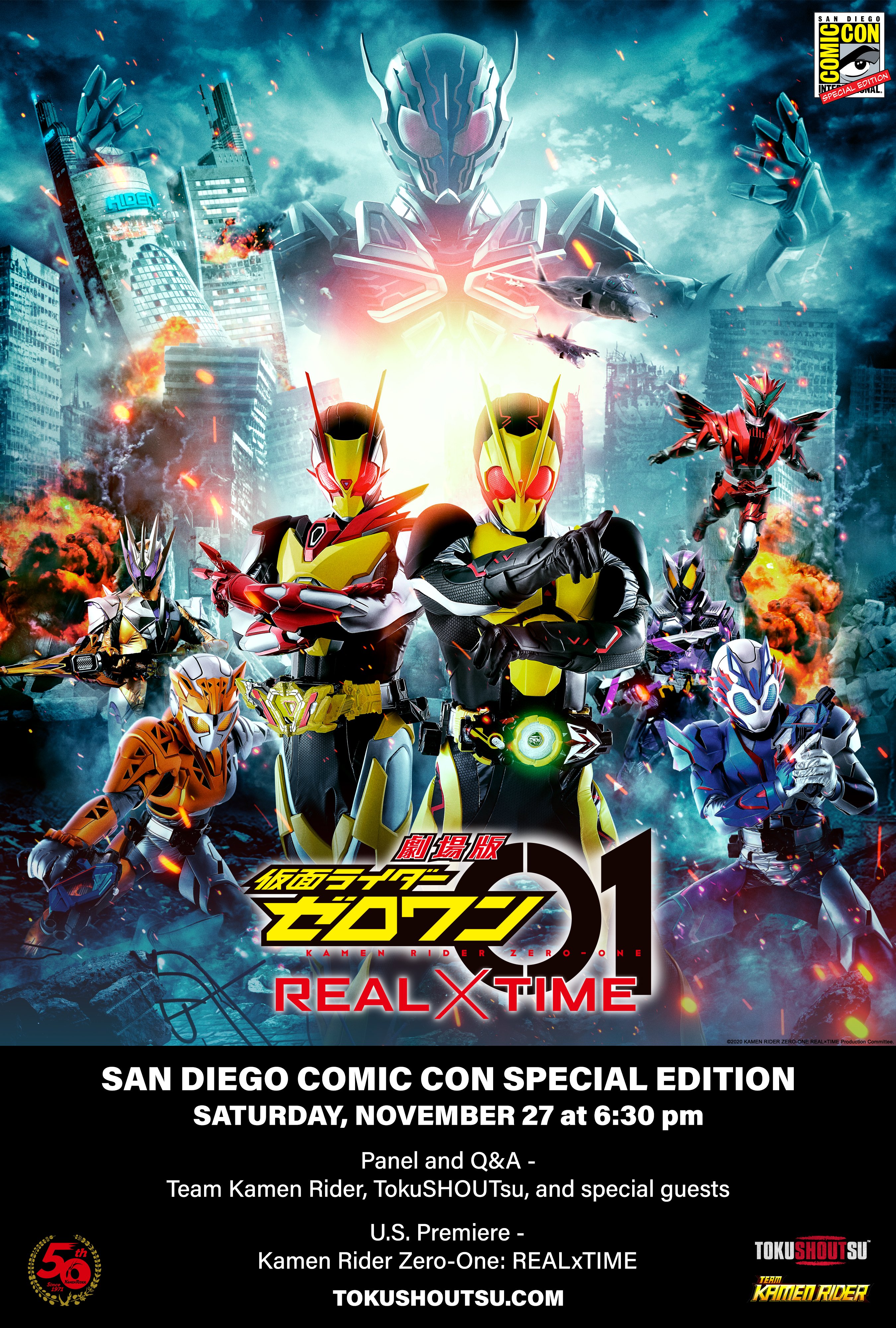 Tokushoutsu Just Announced Teamriderus X Tokushoutsu X Comic Con Special Edition Saturday November 27 At 6 30pm Panel And Q Amp A U S Premiere Of Kamen Rider Zero One Realxtime Kamenrider Tokushoutsu T Co Mazcwpxmw3 Twitter