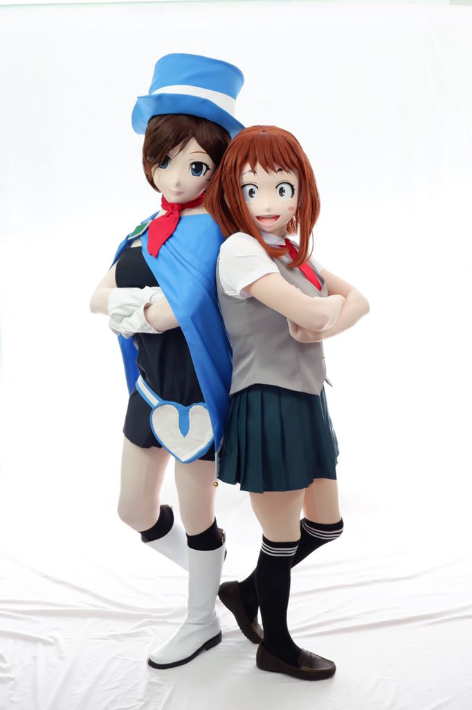 Jess_Kigurumi's tweet photo. You don’t need to be a magician or a superhero! The real power is friendship! 🤝 🪄🦸‍♀️💕
#magicisinyou

🦸‍♀️ @Tekkigu
📸 @ChibiKigu 

#キグルミ #コスプレ #僕のヒーローアカデミア #麗日お茶子 #ウラビティ #MyHeroAcademia #OchakoUraraka #AceAttorney #PhoenixWright 
#kigurumi #cosplay https://t.co/utvLF82m1K