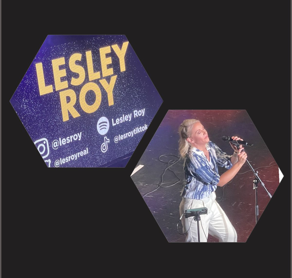 nikki_everson's tweet photo. @lesleyroyreal awesome performance from Lesley supporting @officialkeith @BrianMcFadden https://t.co/wu5gb4Z23S