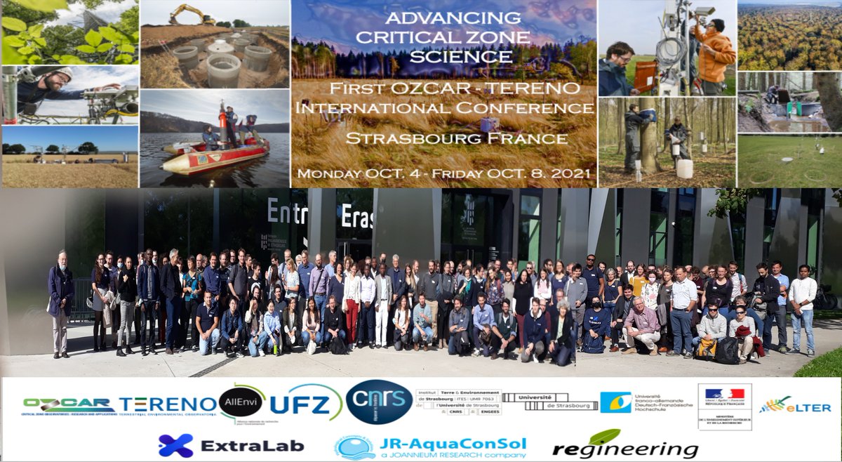 The first Ozcar Tereno International Conference has been organised in a hybrid format at Palais des Congrès in Strasbourg - a unique opportunity within @eLTER_Europe to build the science of the Critical Zone in Europe