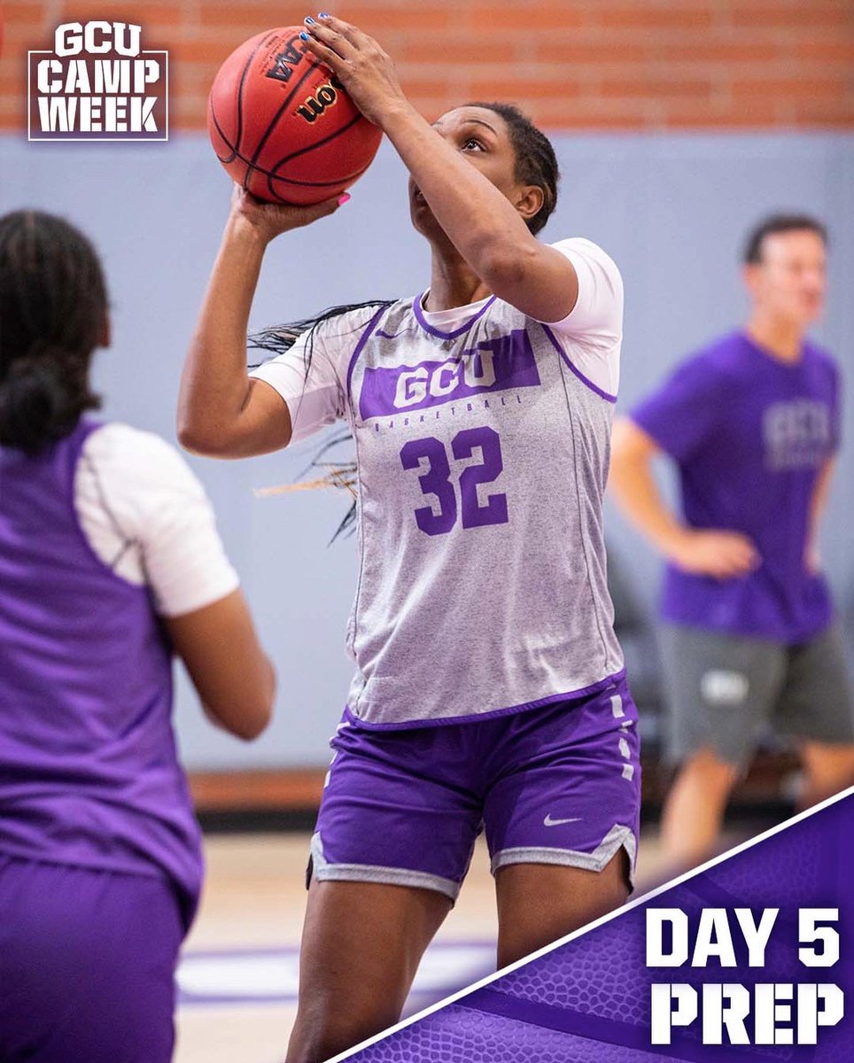 GCU_WBB's tweet image. Day 5 - Camp Prep 📸✔️

Started in the film room ➡️ executed on the court 👊

#LopesUp // #CampWeek