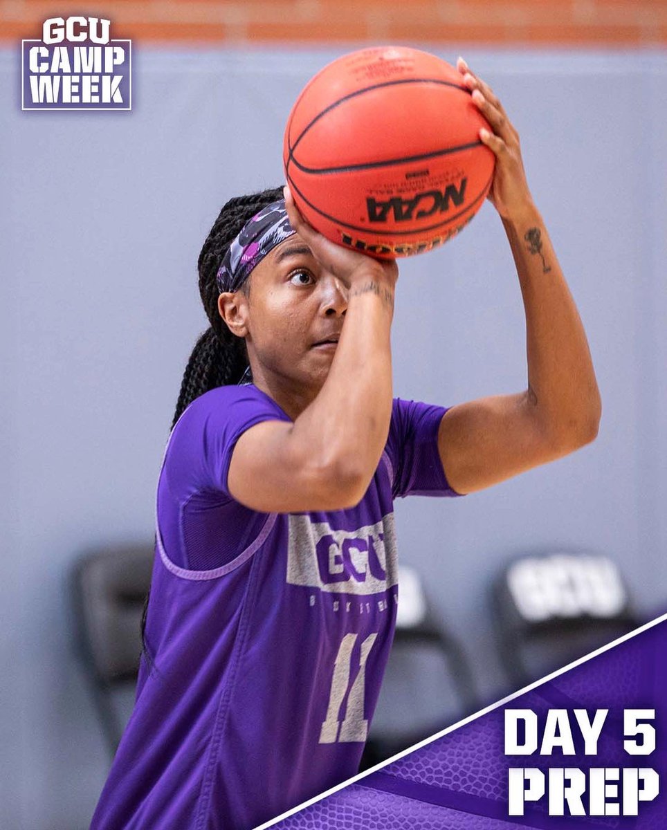 GCU_WBB's tweet image. Day 5 - Camp Prep 📸✔️

Started in the film room ➡️ executed on the court 👊

#LopesUp // #CampWeek