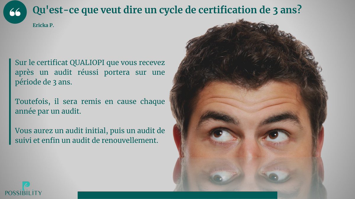 Possibility_97's tweet photo. On vous en parle dans notre sommet QUALIOPI : https://t.co/0DY4SdzjqO

#qualite #qualiopi #audit #certification https://t.co/Aq004DjIJV