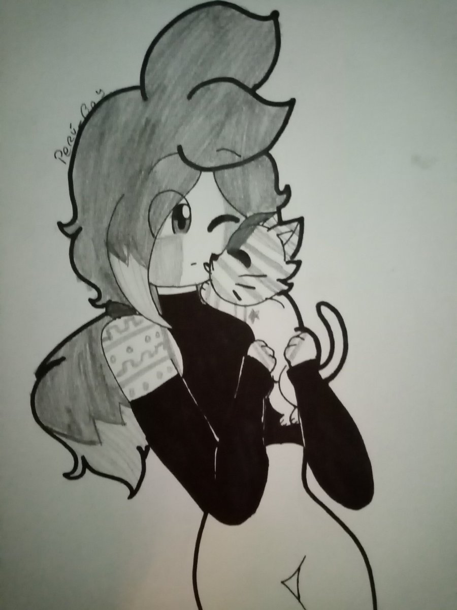 Peru30244923's tweet photo. Día 7: Gato 

#inktobercountryhumans https://t.co/WS32wUUW0R