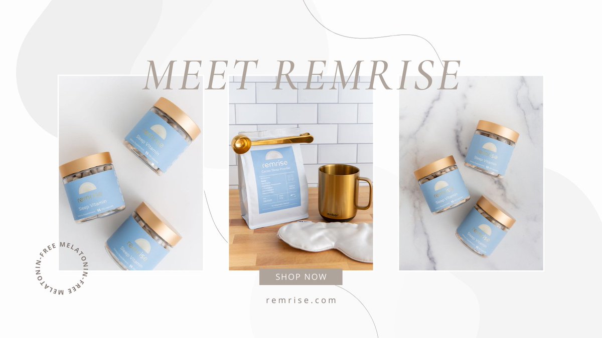 Remrise is an all-natural sleep solution with zero melatonin, giving you the groggy-free mornings you dream of. Use code SLEEP10 and get 10% off the first month of your subscription today!

bit.ly/3iIjicg