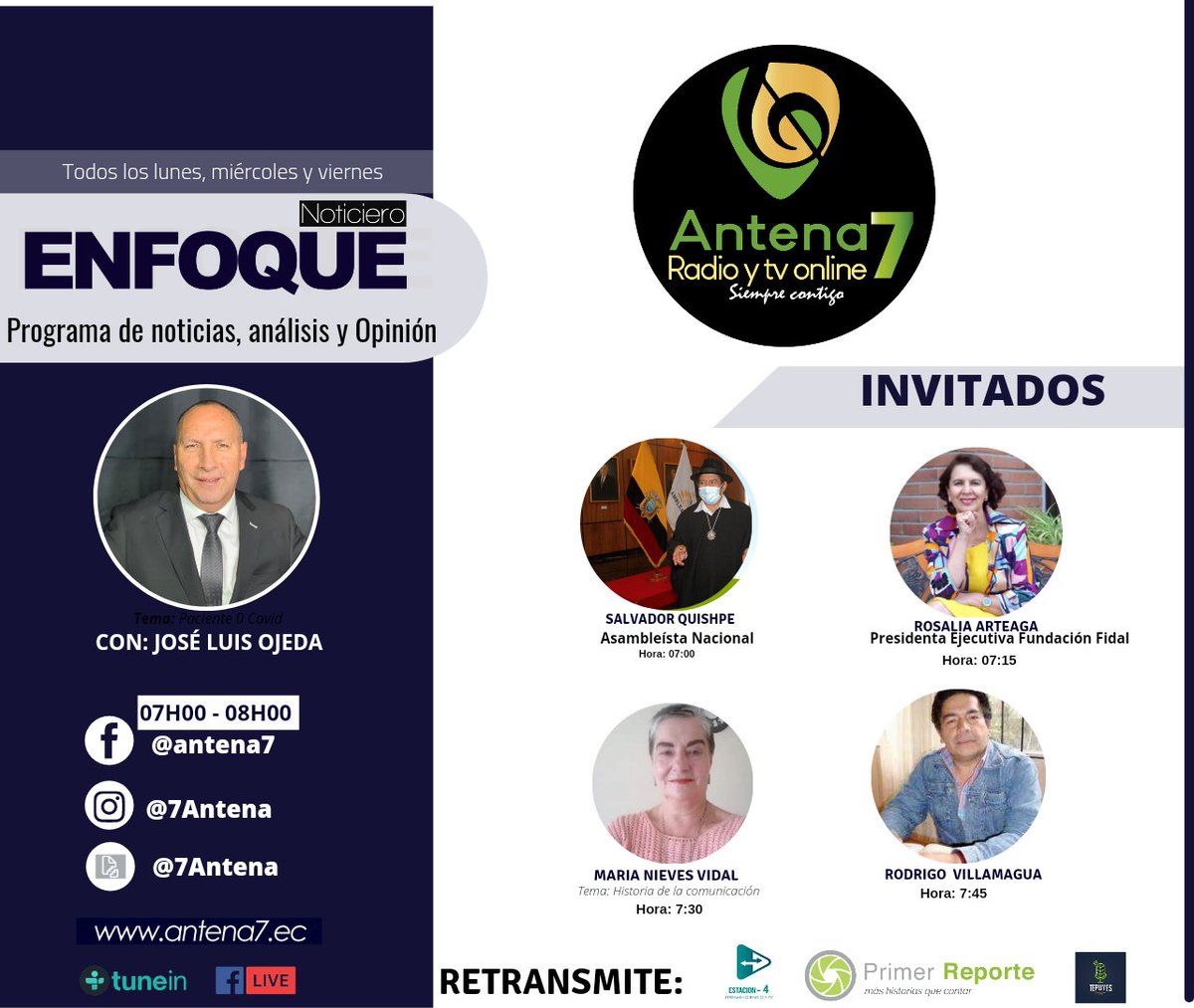 Antena 7 Radio y Televisión Online tweet media
