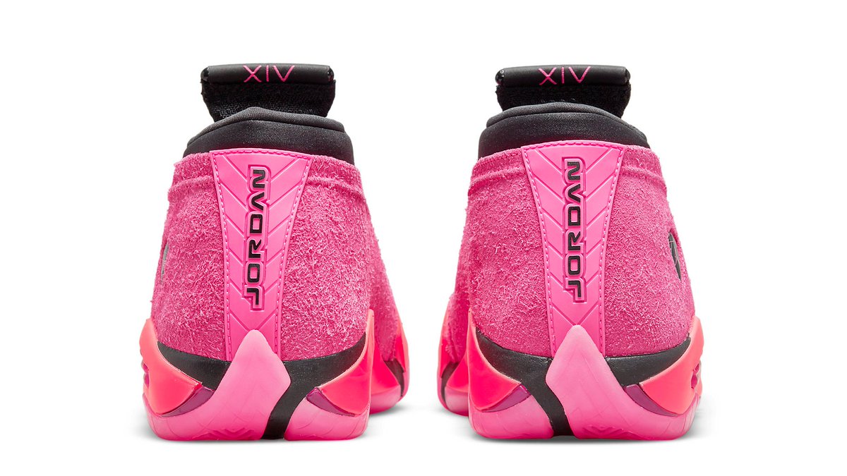 houseofheat's tweet photo. Official images of the Air Jordan 14 “Shocking Pink” are in 😵 https://t.co/fttq6xlaMS