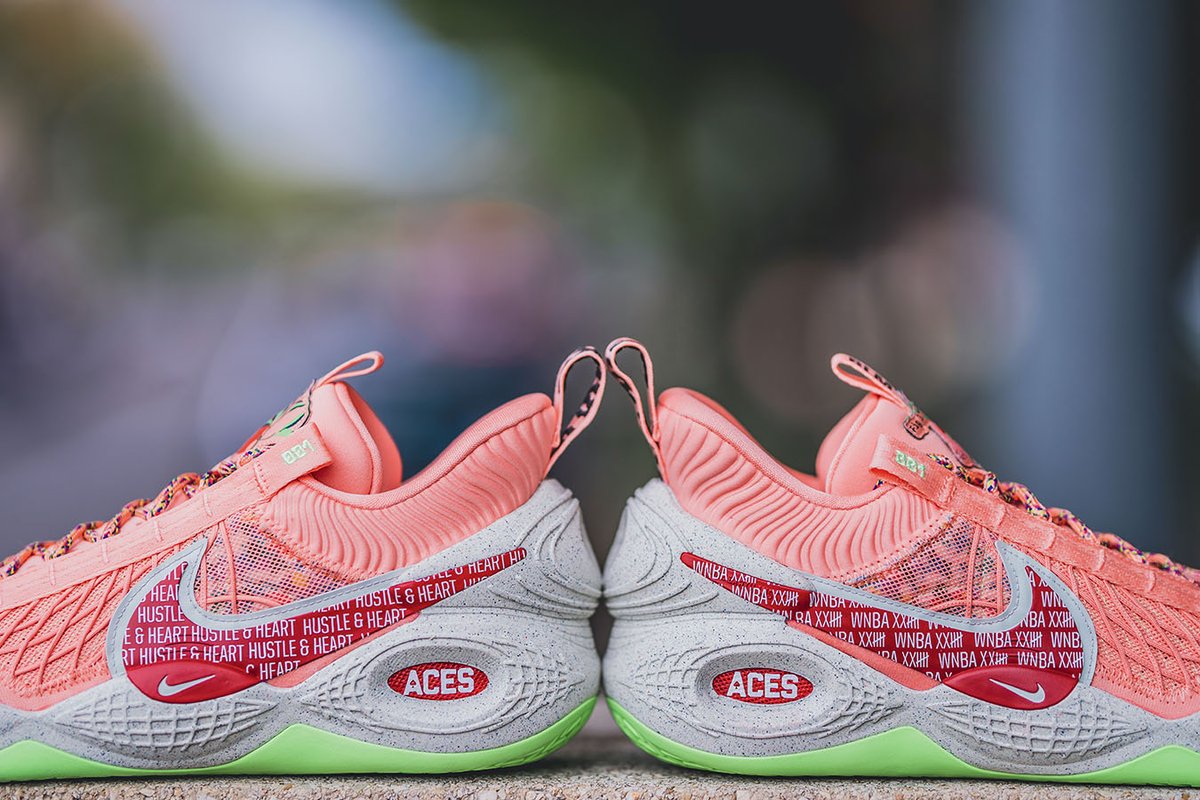 SoleSavy's tweet photo. Ahead of Game 5 of the #WNBA Semifinals, we get a detailed look at @_ajawilson22 Nike Cosmic Unity "ACES" 👀 

Learn more: https://t.co/C7bdwWo2Nx https://t.co/sLbBzvJbDg