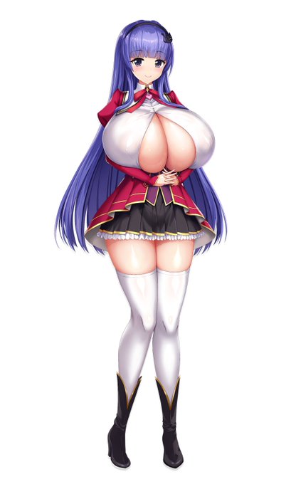 もっと!孕ませ!炎のおっぱい超エロ♡アプリ学園!から西園寺奈々子ちゃん♪ファレン・チ・デシュカ女学園制服ver! 