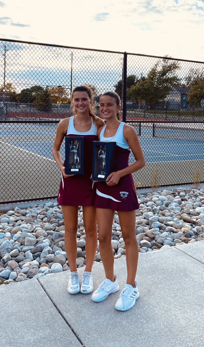 What better way to end the JV season than with a Ches-Mont JV Doubles Championship title! Way to go Lauren Cotellesse and Madelyn Walsh-we’re so proud of you! <a href="/HendersonAthle1/">Henderson Athletics</a> <a href="/PIAASports/">PIAA</a>
