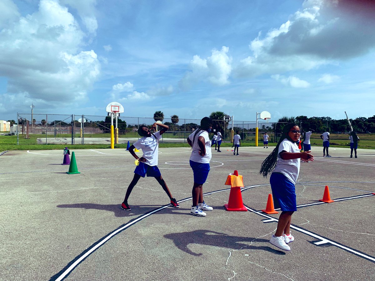 WatkinsSeminol1's tweet photo. Our PE Coaches Ms. Cielo and Mr. Steele celebrated Hispanic Heritage influence in sports, with soccer rotations and other games for our wonderful Seminoles! #SELtime https://t.co/MoY4qtOM1G