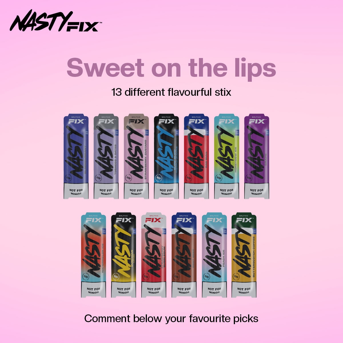 aqmalrisa's tweet photo. #lainpunyasedap
Dapatkan instock NastyFix 2.0 800 Puffs disposal, RM18/each. #nastyfix #sayajual
Roger-roger π€π» https://t.co/Hd5XsCxi0Q https://t.co/kUVndil9Xy