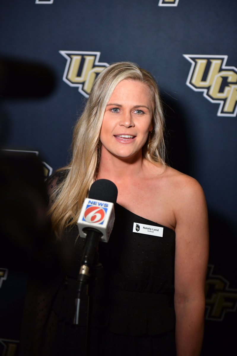 UCF_Softball's tweet photo. Congrats, @NatGilbertDPT 🎉

Every rep, hit and stolen base led to this moment!

Truly one of the best to ever wear the Black and Gold 💪 #ChargeOn https://t.co/tOGLDe2UZB