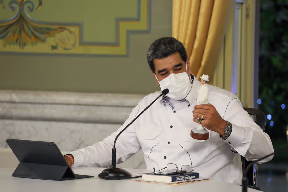 Hoy #8Oct, hemos logrado alcanzar el 50 % de la población vacunada, venciendo obstáculos, sanciones y persecución financiera. Tengo fe profunda en que la bendición del Dr. José Gregorio Hernández, nos ayudará a llegar al 70 % de vacunados el #31Oct. ¡Estamos Comprometidos!