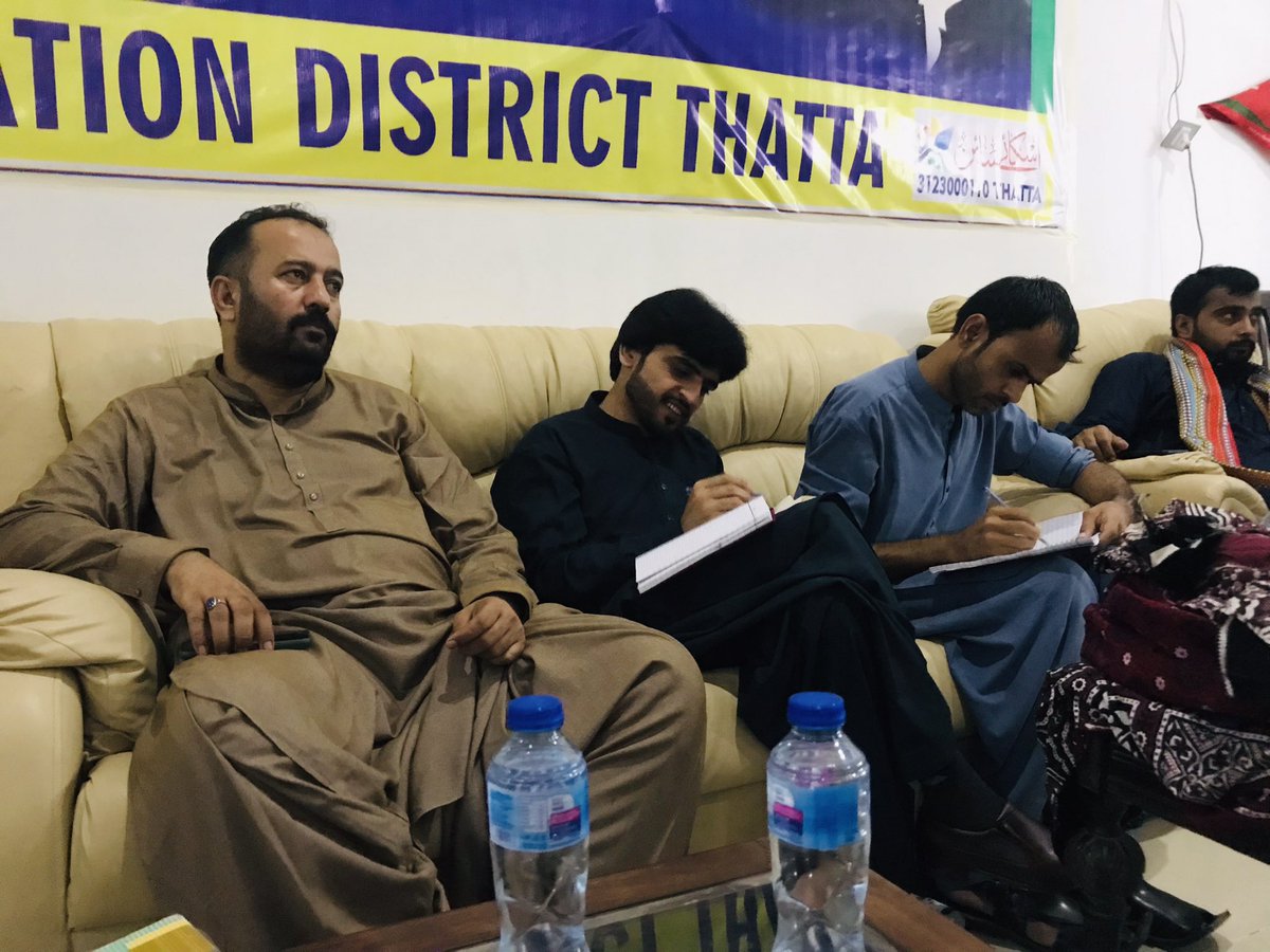 psfmansoor's tweet photo. Meeting of Hyderabad &amp; Mirpurkhas division held at Keenjhar Lake Thatta was chaired by Co-ordinator to chairman PPP, @MirSohrab. Regarding 17th Oct " Shuhda-e-Karsaz " Jalsa,reorganisation of PSF in educational institutions,struggle for restoration of student unions&amp;other issues. https://t.co/AwFmbSUdTw