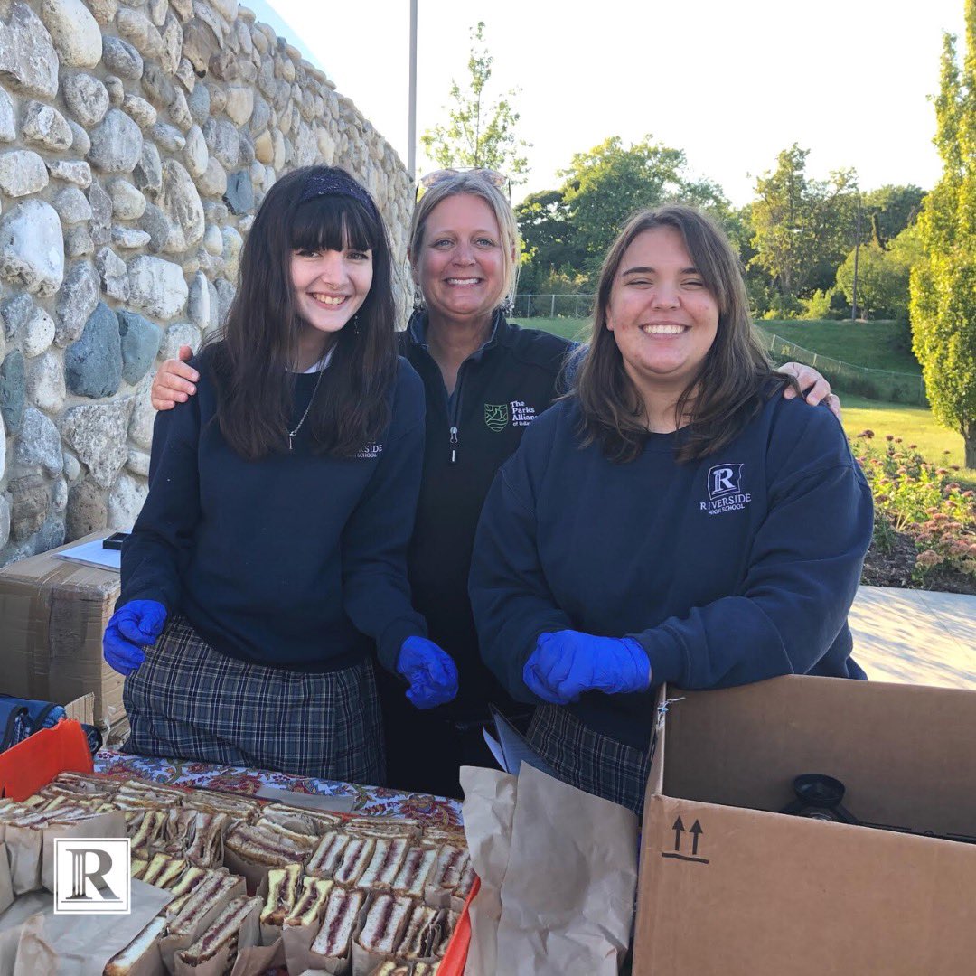 Some of our senior scholars at their internship with Indy Parks Alliance and CEO Lori Hazlett! We love seeing our scholars thriving in their internship experiences, as well as getting involved in our community!