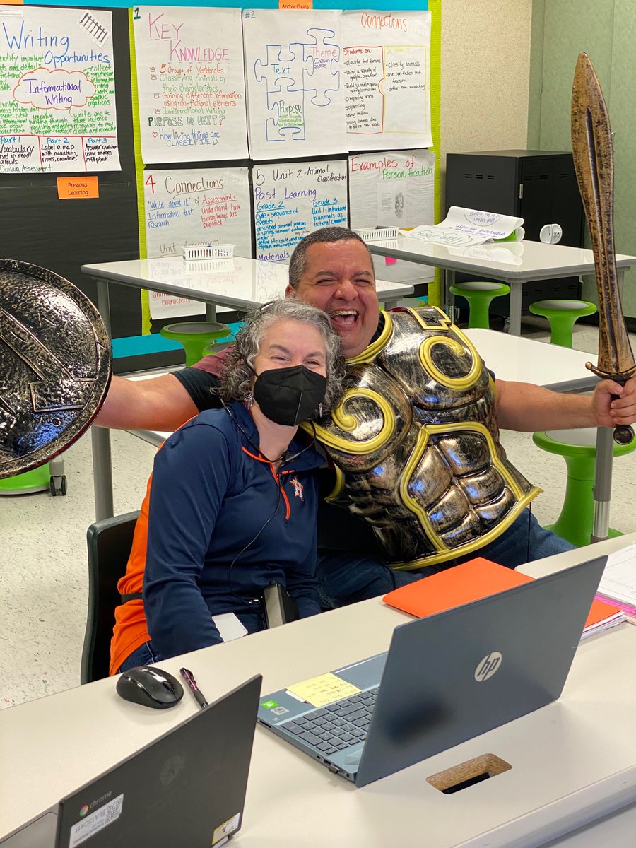 Our second grade team had an awesome time during our lesson unpacking for The Ancient Greek Civilization unit. Check out <a href="/mrestebances/">Rafael Esteban</a> in his armor! Way to bring this unit to life. <a href="/CarrollES_AISD/">Carroll Elementary</a> <a href="/SerjioMedina/">Serjio Medina</a> <a href="/ENJackson32/">Emily Carter</a> <a href="/DBrogee/">Danny Brogee</a>