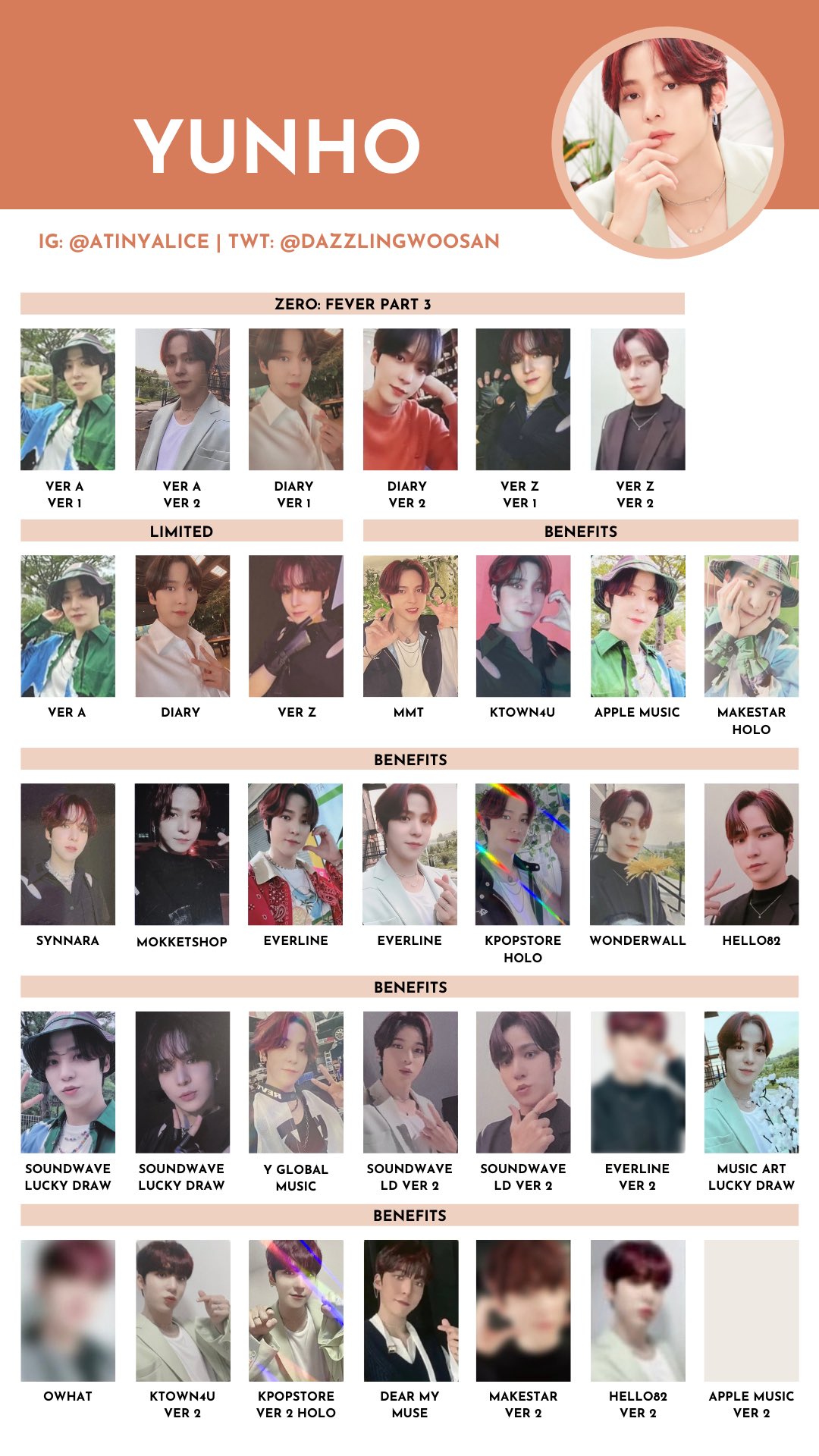 ATEEZ - ユノ　wonderwall 3.0 トレカ　ATEEZ FEVER part3 melody🧃 on X: 