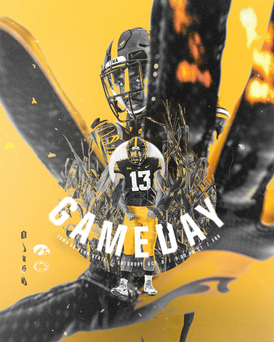 IT'S GAMEDAY, #Hawkeyes!
